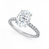Oval Diamond Engagement Ring